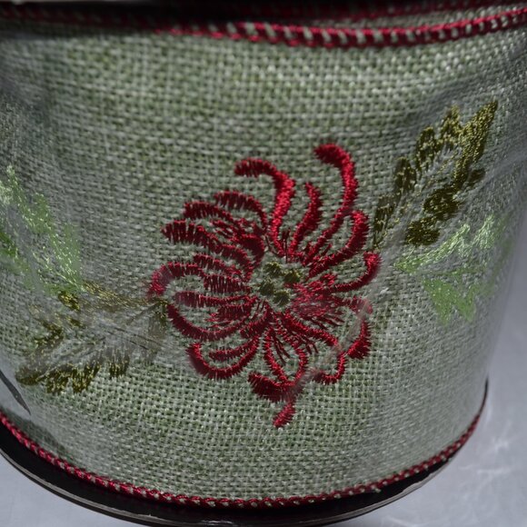 Ribbon, D Stevens 4 Inch Embroidered, 10 Yards – New - Picture 3 of 6